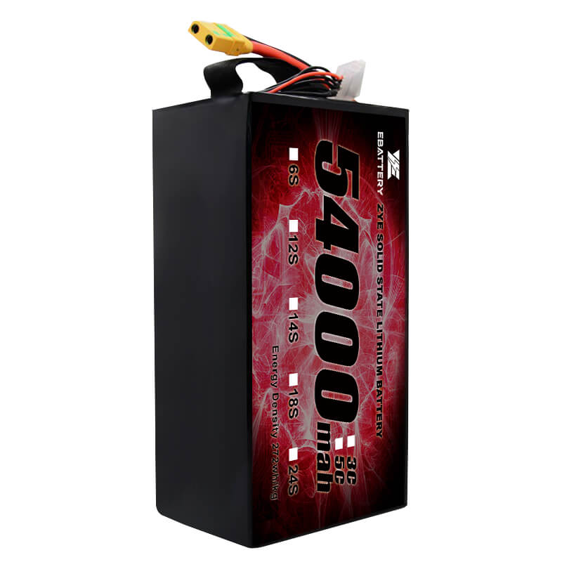 Li HV 54000mAh 12s цврста состојба на батеријата